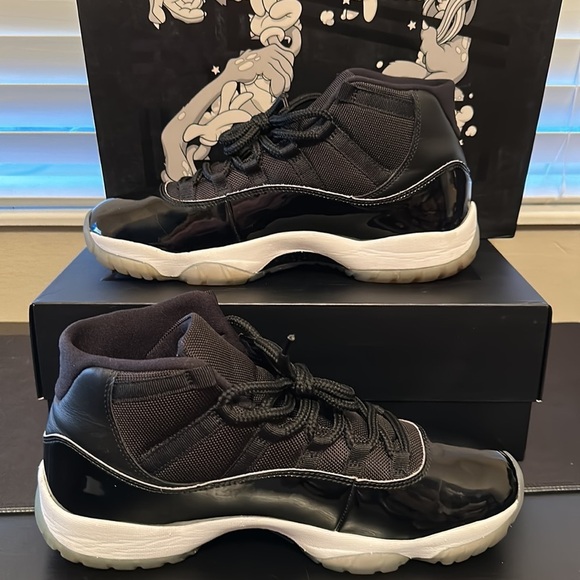 Nike Air Jordan Retro XI 11 SpaceJam Black Concord Sz 11 main image 9